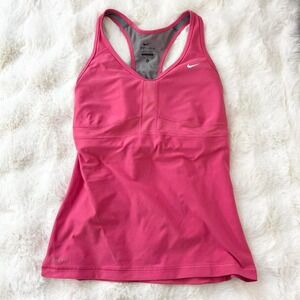 nike raspberry pink y2k athletic racerback tank